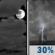 Wednesday Night: Mostly Cloudy then Chance Showers And Thunderstorms