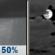 Friday Night: Chance Rain Showers then Mostly Cloudy